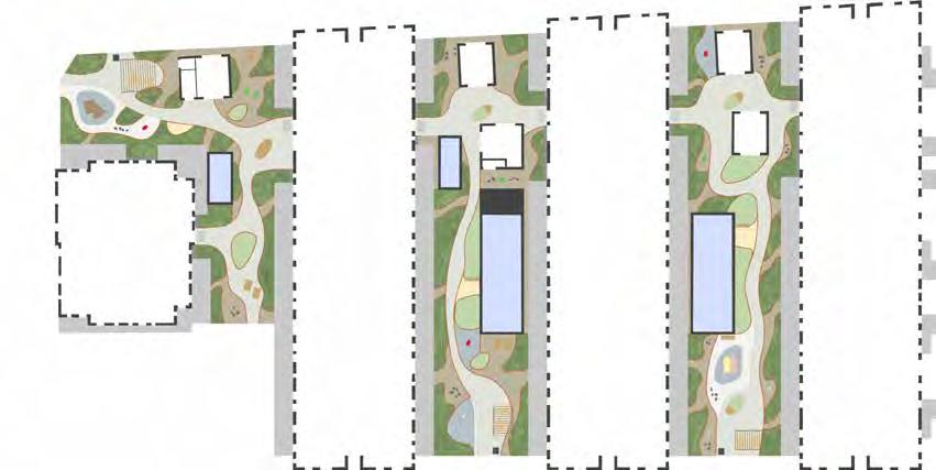 ELC LH 1:1209 343-0009 LH 1:1203 343-0003 Illustration från Fredblad Arkitekter som visar våning 2 i kv Hajen LH 4:1202 LH 1:1207 343-0144 343-0007 LH