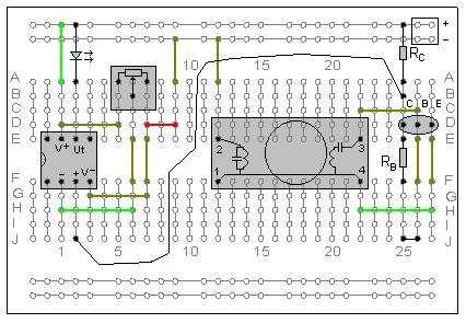 Oscillatorkretsen med komparator Kan man använda kollektorspänningen för att indikera närvaron av metallföremål?