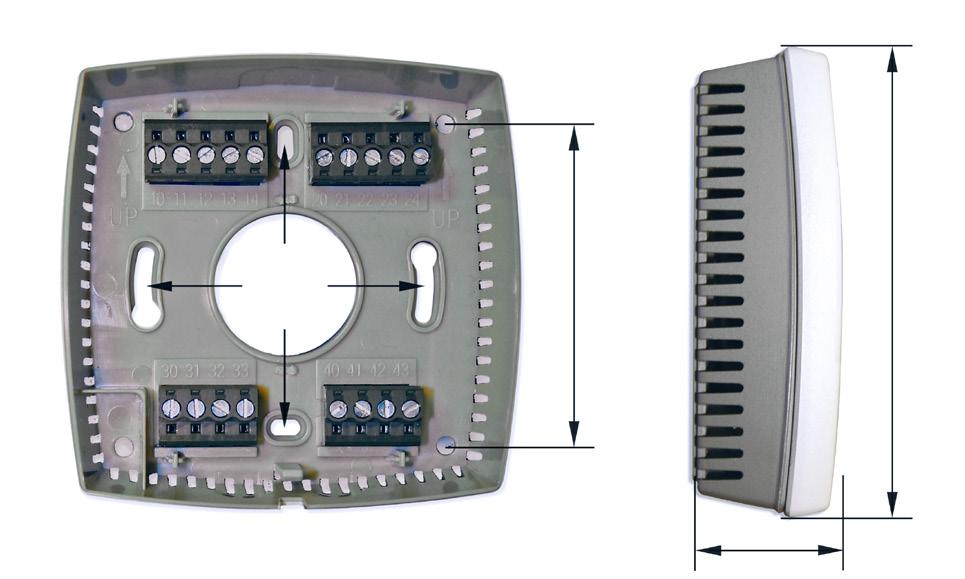 Inkoppling Plint Beteckning Funktion 10 G Matningsspänning 24 V AC 11 G0 Matningsspänning 0 V 12 DO1 Utgång för forcerad ventilation 13-14 Ingen funktion 20 GDO 24 V AC ut gemensam för DO 21 G0 0 V