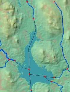 Styrgruppen 72 (124) stomlinje noder Figur 43 Stomlinjer och noder i ett geometriskt nätverk Ett geometriskt nätverk används