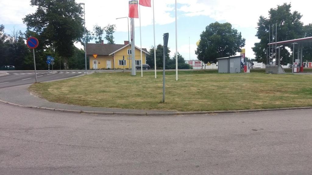 För ny placering av kulvert finns det 2 möjliga placeringar.