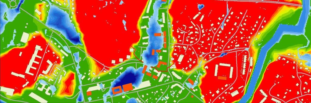 5.4 FJÄRDE SKEDET 5.4.1 Befintlig situation När området vid Källevägen är fyllt kommer vatten att strömma över