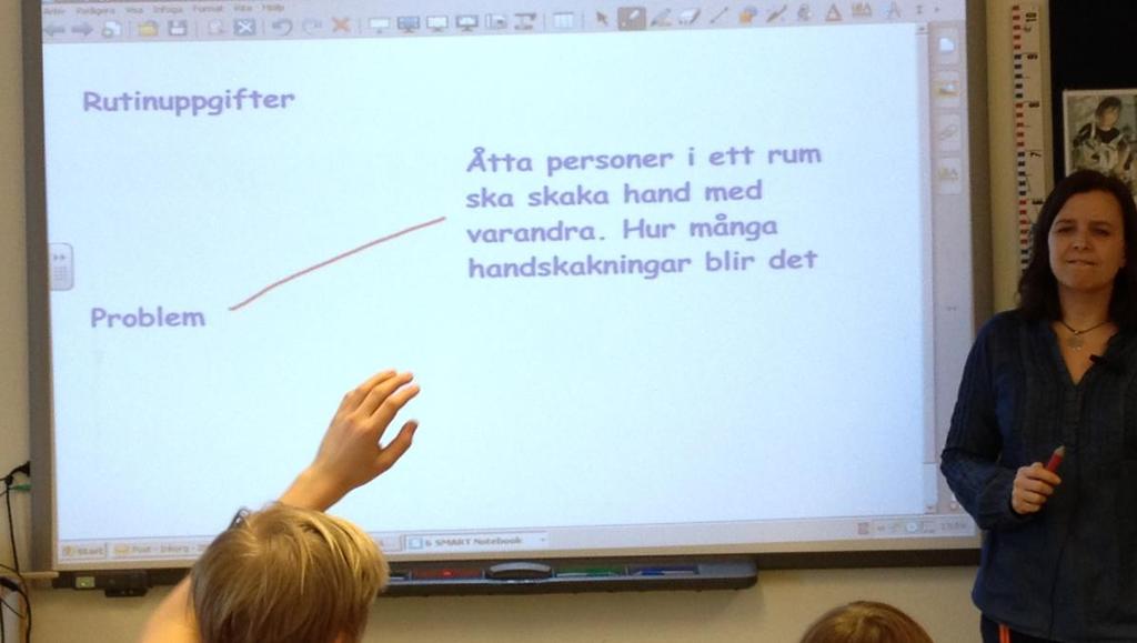 Vidare i texten framgår det också att vad som är ett problem är individuellt: Ett matematiskt problem kan betraktas som en relation mellan eleven och problemsituationen.