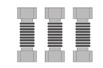 Vid installation av flera paneler se satsen nedan. Montagesats sammankoppling falsat plåttak För montering av panel nr 2X.