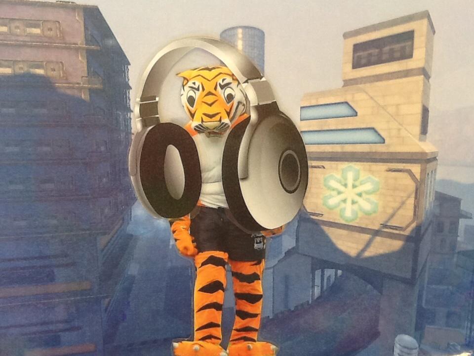 Superhjälten Gaming-Tigern gör så att barn kan