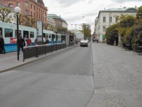 Västra Hamngatan vid Domkyrkan Bygg med högst 4 meter mellan kantstenar där vi vill