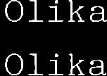 Ofika underlag KC-färg målades på tre olika underlag, massiva tegelskivor, gammalt genomkarbonatiserat KC-bruk samt relativt flärskt KC-bruk.