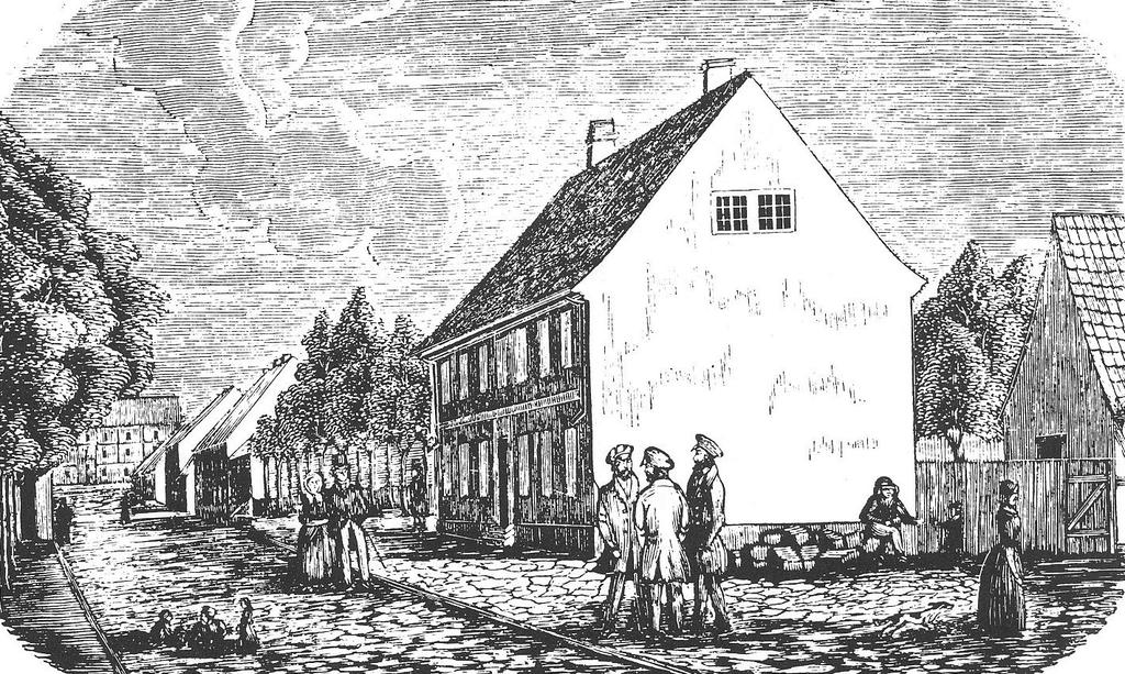 Kartan nedan är från 1866. Mycket känns igen av en nutida besökare av Lunds centrum. Familjen i Lund Våren 1855, vid tiden för flytten till Lund är Hans 30 år.
