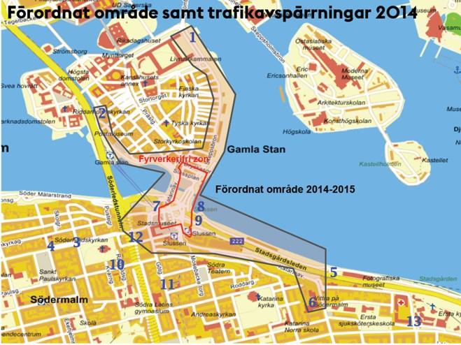 Sida 3 (5) - samarbete med information inför och om fyrverkerier och den fyrverkerifria zonen enligt en särskild plan Evenemanget Stockholms stad skapar tillsammans med Skansen förutsättningar för