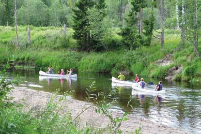 12-15 Ljustorps Hembygdsgård Att paddla kanot är en härlig upplevelse. Du färdas nära naturen och chansen till spännande upplevelser är stor.