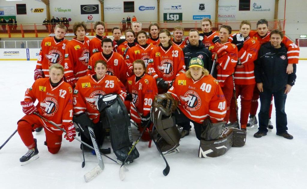 Verksamhetsberättelse Hisingen Hockeys J18-lag (födda 96-97) Hisingens J18 målgörare mot Hovås i kval till J18 Division 1 onsdag 26 mars