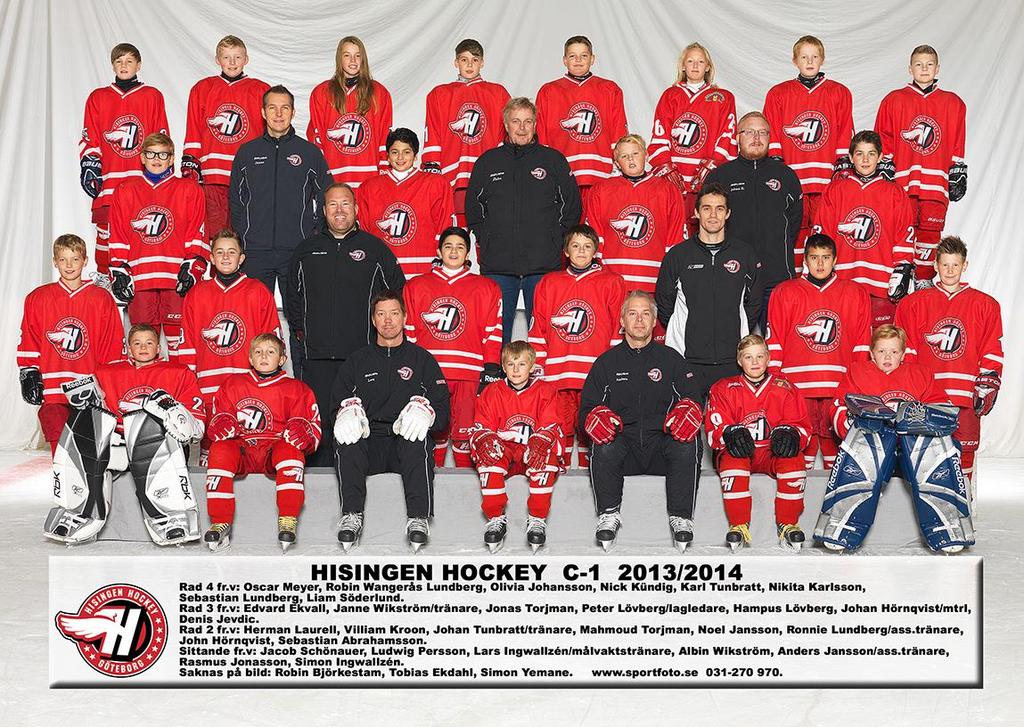 Verksamhetsberättelse Hisingen Hockeys U12-lag (födda 2002) C1-p Vi har under den gångna säsongen bedrivit en egen träningsgrupp med 29 barn födda 2002.