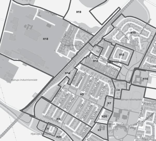 Ny vägförbindelse föreslås söder om Hjärup från ny trafikplats vid E22 till framtida trafikplats vid väg E6/E20 (ersätter Lommavägen).