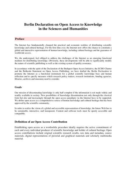 Ett (nutids)historiskt perspektiv Flera internationella initiativ. Budapest Open Access Initiative (2001). Bethseda Statement on OA Publishing (2003). Berlin declaration (2003). SUHF, VR. KB, KVA m.