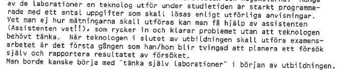 Tänka, Experimentera, Analysera,