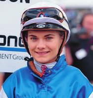 being the first female jockey to win New Zealand s richest race, the Karaka Million.
