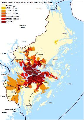 Figur 10: Antalet arbetsplatser som