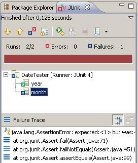 Resultatet Köra manuellt $> javac -classpath src:test:junit-4.4.jar test/datetester.java? http://junit.sourceforge.net/doc/faq/faq.htm#tests_1 public static void main(string args[]) { org.junit.runner.