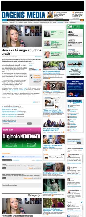 Hon ska få unga att jobba gratis Dagens Media. Publicerat på webb 2014-01-15 14:57.