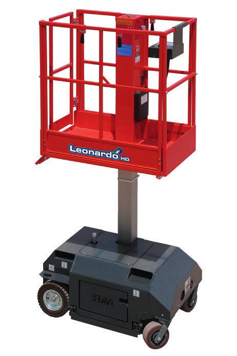 ELEKTRISK PELARLIFT Leonardo HD 2 IGA FUNKTIONER 4,9 m 180 kg 0.