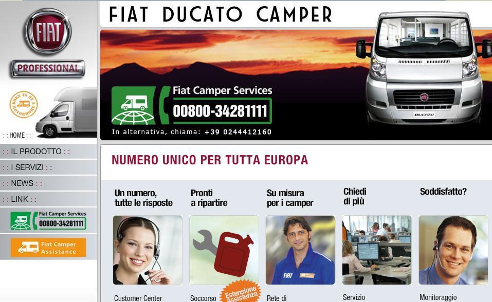 VANLIGA FRÅGOR A. NÄTVERK A2. Var hittar jag den uppdaterade listan över Fiat Camper Assistance-återförsäljare? -På webbplatsen www.fiatcamper.