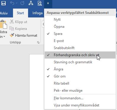 Anpassningar - Inställningar för programmen Anpassningar Högerklicka på statusraden, så får du tillgång till ett antal anpassningar Inställningar för programmen Det finns många inställningar för