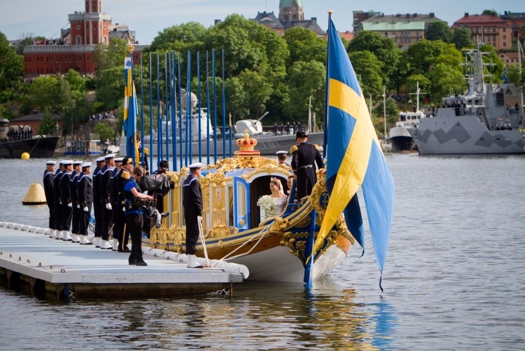 8.1.3. Vasaorden Bild 8:1 Vasorden Vasaorden är byggd på Galärvarvet i Stockholm. Den är kravellbyggd i ek med förgyllda och målade ornament.