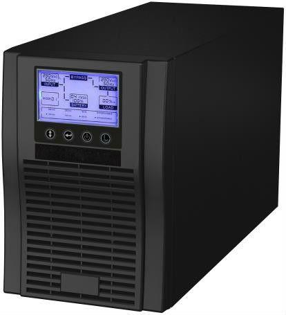 AVBROTTSFRI KRAFT 1000-10000VA VFI 1000 T VFI 1000/2000/3000/6000/10000T LCD En äkta On-Line double Conversion UPS som är kapslad som Tower och kan förutom inre batterier även kopplas till extra
