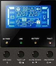 Dessutom är den försedd med en inre statisk switch vilket innebär att vid överlast så förbikopplas den, utan avbrott, och skyddar all inre elektronik.