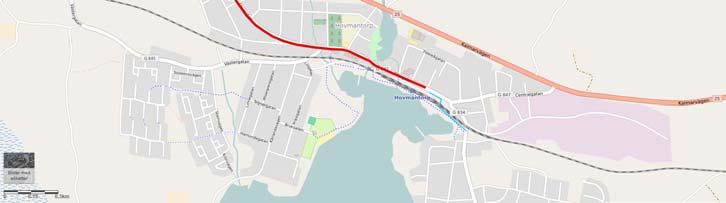 vägen) Kommunens prioritering: 1 Läge: Hovmantorp Hastighet: 50 km/h NNK: +0,5 Längd: 1,46 km