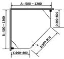 redd Artikelnr Glas (mm) 8501-SC Klarglas 8503-SC Secret max 1200 x 1200 8504-SC Isglas 8505-SC Chinchilla Standardbredd 8506-SC Grönt dörr 650 mm 8507-SC Grått 8508-SC lått 8509-SC runt Profilfärg