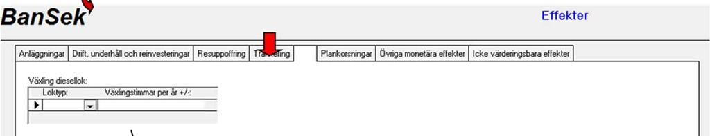 som åtgärden som analyseras leder till.