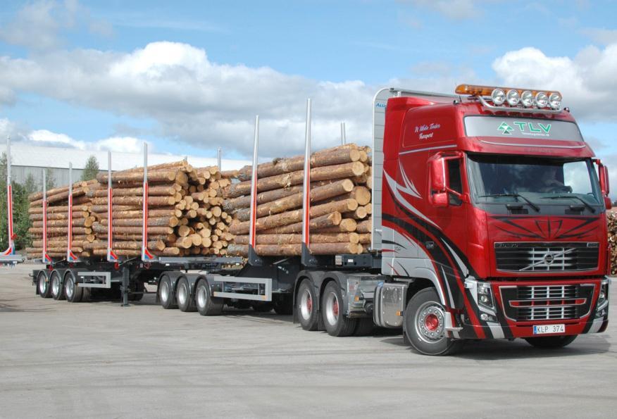 74 ton Försök ETT-demo (ST, större travar) Mellansverige och Småland Försök ECT,