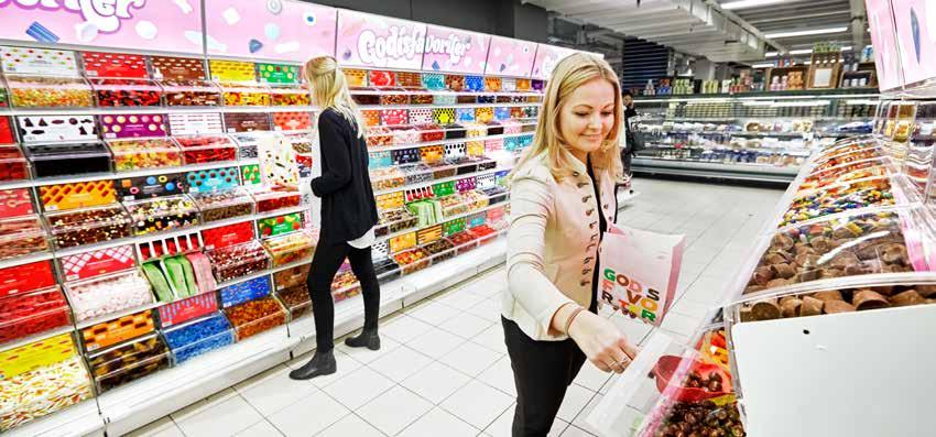 Konfektyrmarknaden Konfektyrmarknaden Konfektyrmarknaden delas traditionellt in i sockerk on fektyr, chokladkonfektyr samt pastiller och tugggummi.