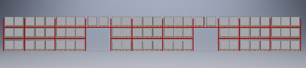 Figur 4.26. Figuren visar hur lagret rekommenderas att se ut framifrån. Denna 3- dimentionella ritning är gjord i Autodesk Inventor Professional 2016 student version. Figur 4.27.