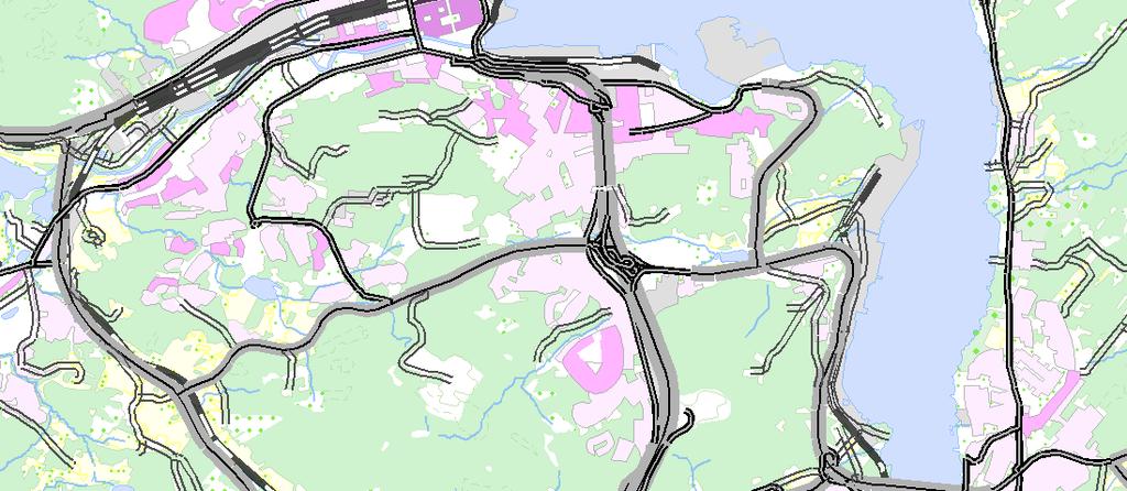 4. REDOVISNING AV ALTERNATIVEN Långsjön - Länsgräns Anpassning till ny mötesstation nordväst om Jättendal har avfärdats, eftersom hög hastighetsstandard inte är möjlig att erhålla.