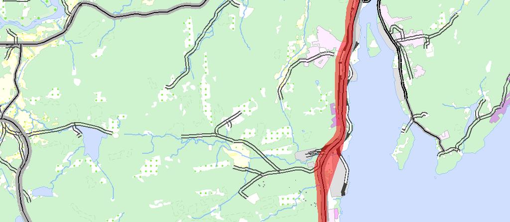 stationsläge. Med Kubikenborg alternativet Södra berget skulle även järnvägen bibehållas som barriär i denna del av E4 tätorten.