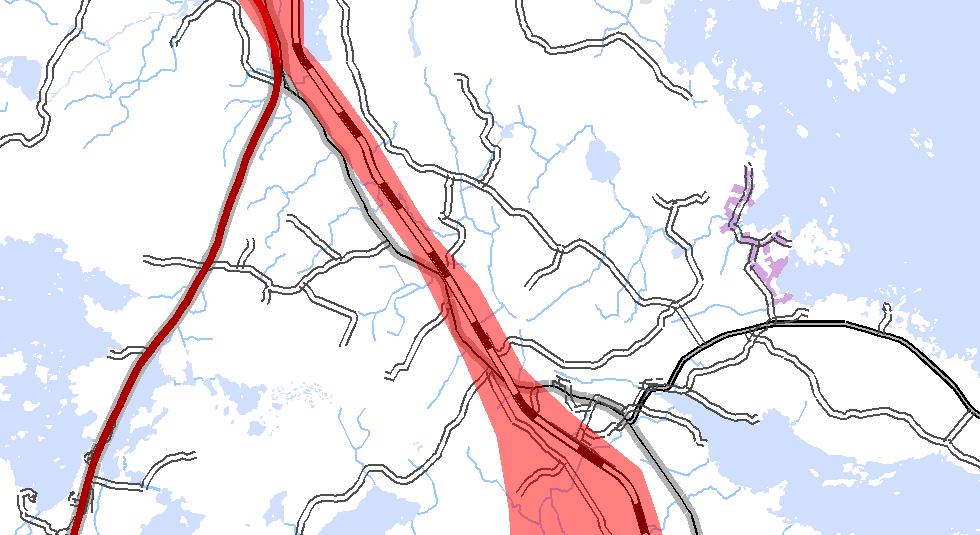 4. REDOVISNING AV ALTERNATIVEN Lantmäteriet 2001, GSD, Terrängkartan.