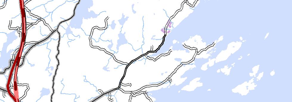 243 på nästa sida illustrerar översiktligt de huvudalternativ som finns kvar efter samråd med kommunen.