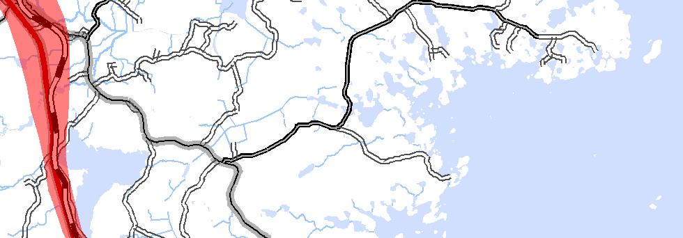 Norr om bebyggelsen i Årskogen utgör strandskog kring Bösjön och Armsjön gräns i öster.