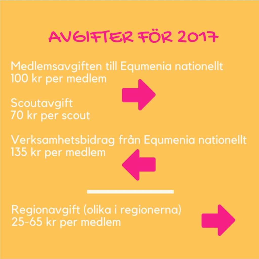 För att en förening inte ska behöva betala hur stor summa som helst till Equmenia så finns det ett högkostnadsskydd som (2017) är 7000 kronor.