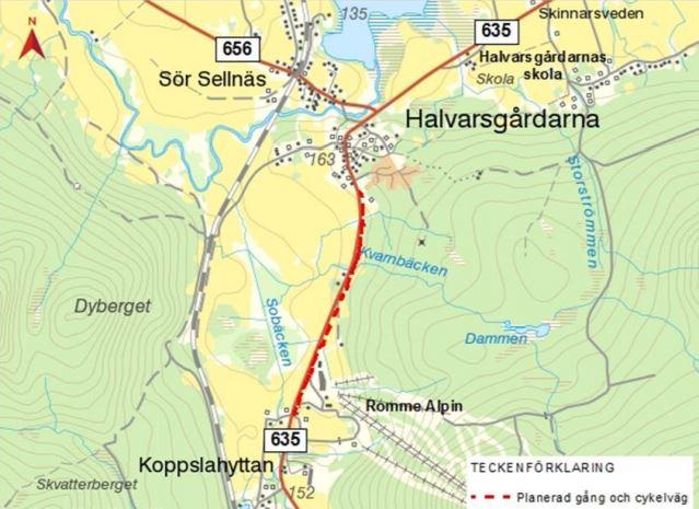 Ett av de senaste projekten som dragit igång är GC-väg Koppslahyttan, Halvarsgårdarna, Tolsbo och Sellnäs (väg 635 & 656) där MaserFrakt har erhållit material och schakttransport åt PEAB.