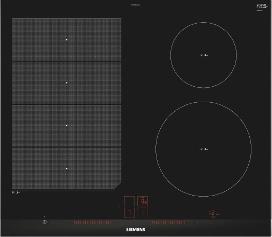 EX 675LEC1E comfortdesign Styrning med Dual lightslider 17 effektlägen Mer flexibel matlaging med flexinduction fryingsensor Plus -steksensor med 5 temperaturinställningar powerboost-funktion för