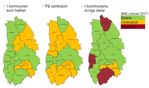 Behov av fler bostäder En majoritet av länets kommuner gör bedömningen att bostadsmarknadsläget i kommunen som helhet kommer vara i balans om tre år.