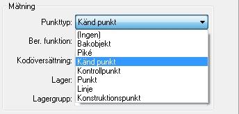 TopoSurv svensk manual Förberedelser Mätning och beräkning När man är ute i fält och gör mätningar behöver man göra vissa preciseringar för att TopoSurv ska kunna behandla beräkningarna på rätt sätt.