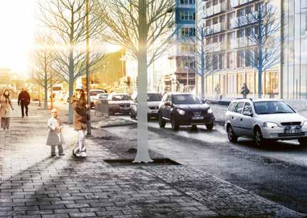 Ytan ovan tunneln kommer att ge plats för fyra höghus med totalt 1 000 lägenheter samt grönområden. Sweco har anlitats för att ta fram en lösning för den planerade motorvägstunneln.