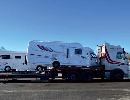 Verksamheten består även av transport av KABE Rentals hyresflotta.