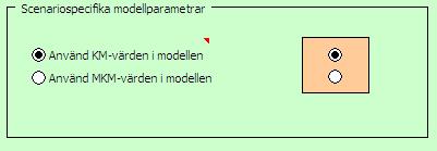 Blad Riktvärden Rätt scenariospecifika modellparametrar?