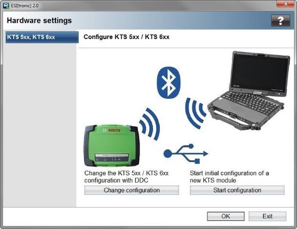 Det nya och mycket användarvänliga KTS-konfigureringsverktyget ger KTS-anslutning i några få steg. Många nya funktioner i ECU-diagnoser och SIS-instruktioner.