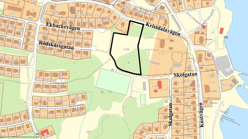 planområdet. Gång- och cykelvägen föreslås ges minst 3 meters bredd.